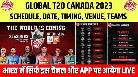 gt20 live score|2023 Global T20 Canada .